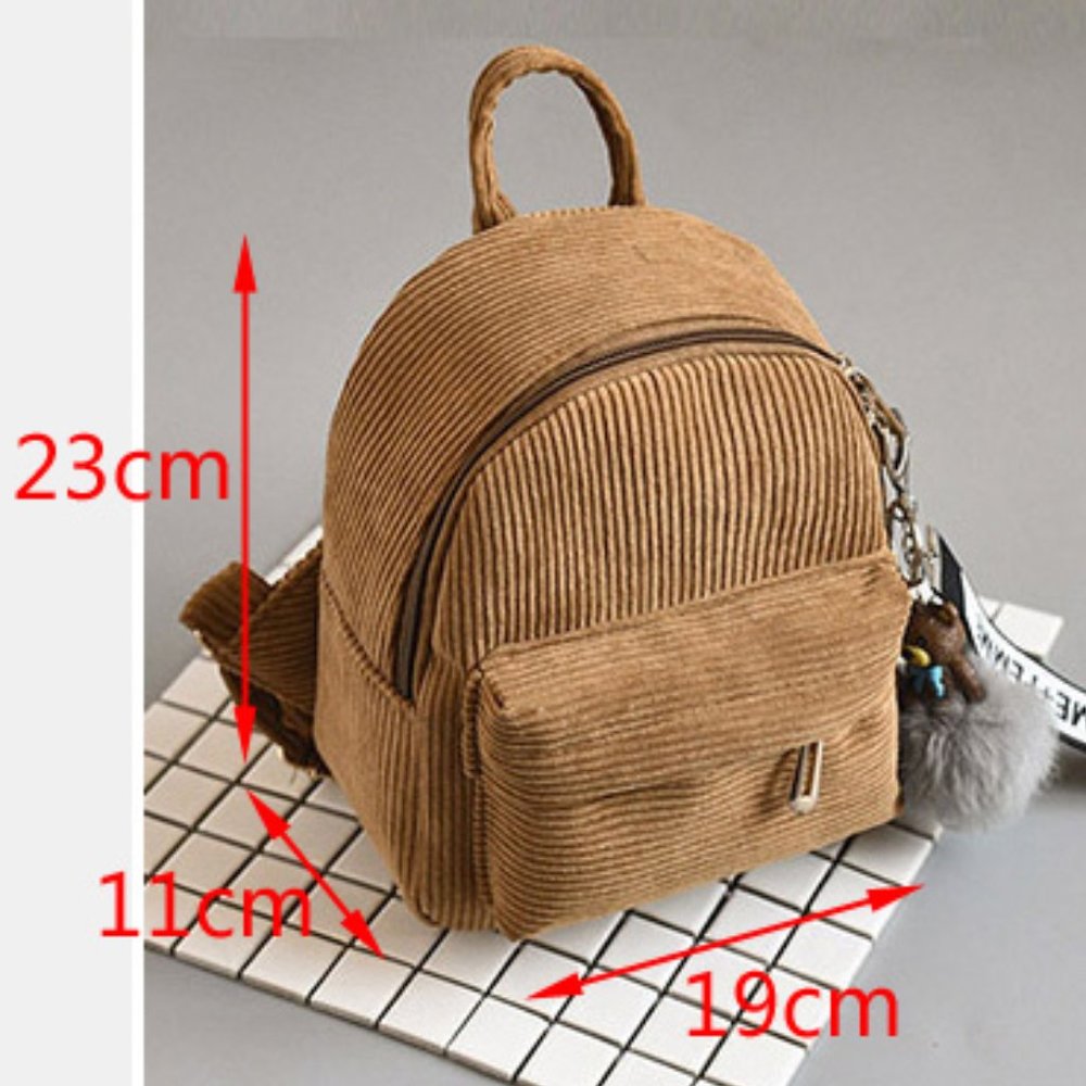 FEMALE MINI LIGHT GRAY BACKPACK - Picture 12 of 16